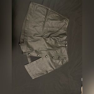 Black faux leather skirt from Fashion Nova. Never work size 1X.